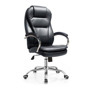 Andres High Back Leather Chair